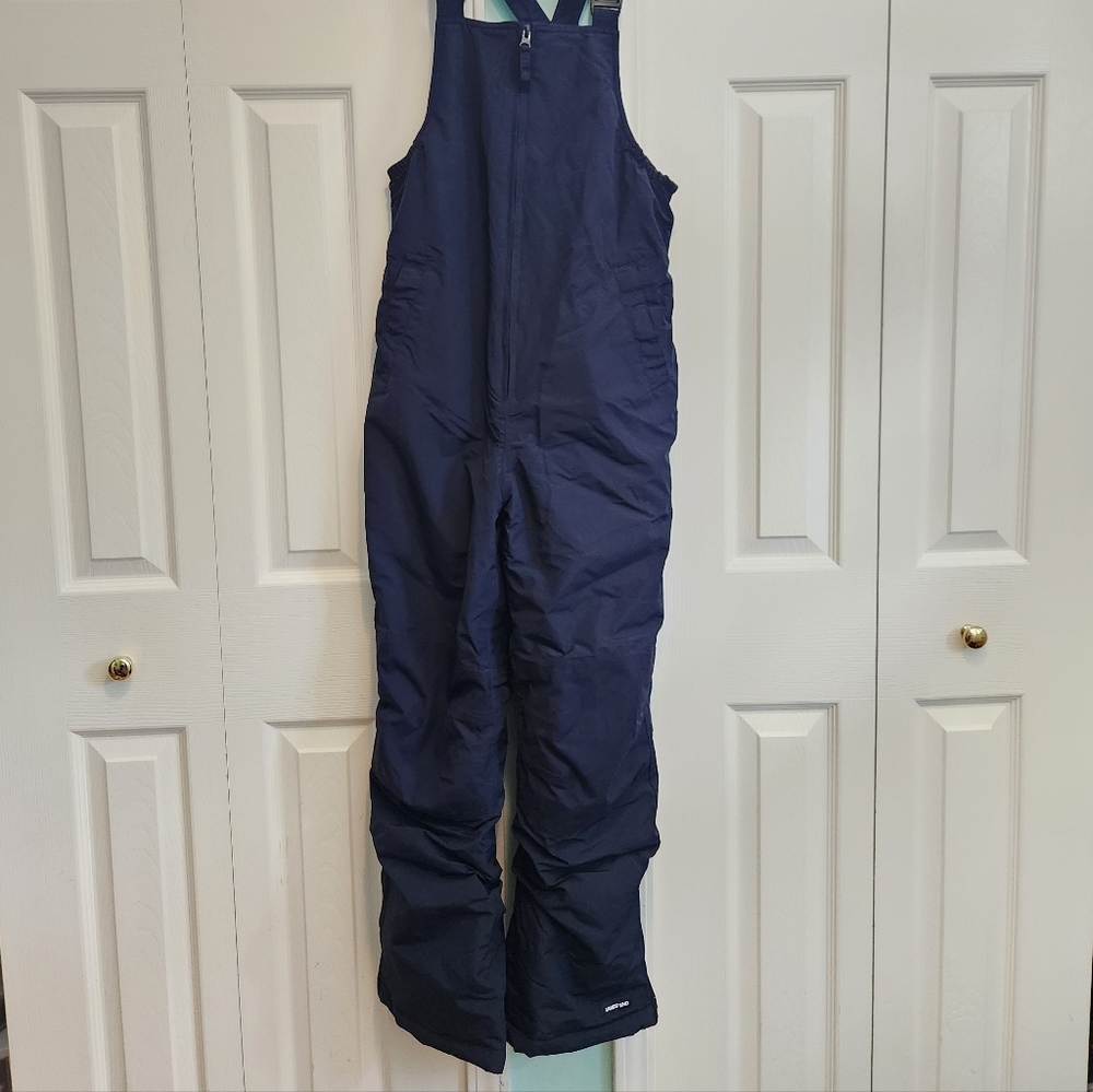 LANDS' END Kid's Squall Waterproof  Insulated Iron Knee Snow Bibs